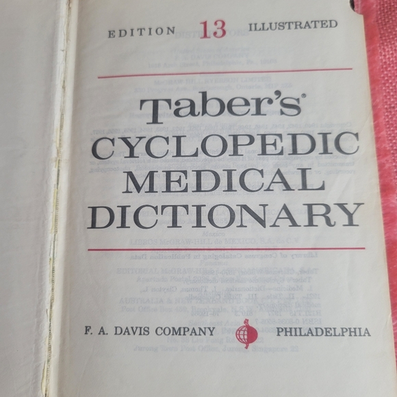 #13 Taber's Cyclopedic Medical Dictionary - Picture 8 of 8